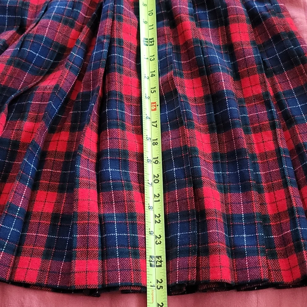 Vtg Pendleton Tartan Pleated Skirt! Such Cool Vibes! FREE SHIPPING! - Picture 9 of 9